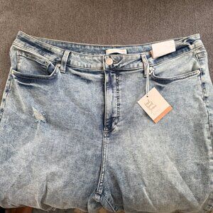 Lauren Conrad Super High Rise Slim Straight Size 18W NEW with Tags